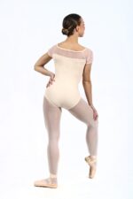 Sylvie Tanztrikot mit Netzärmeln und Ausschnitt – Bild 2