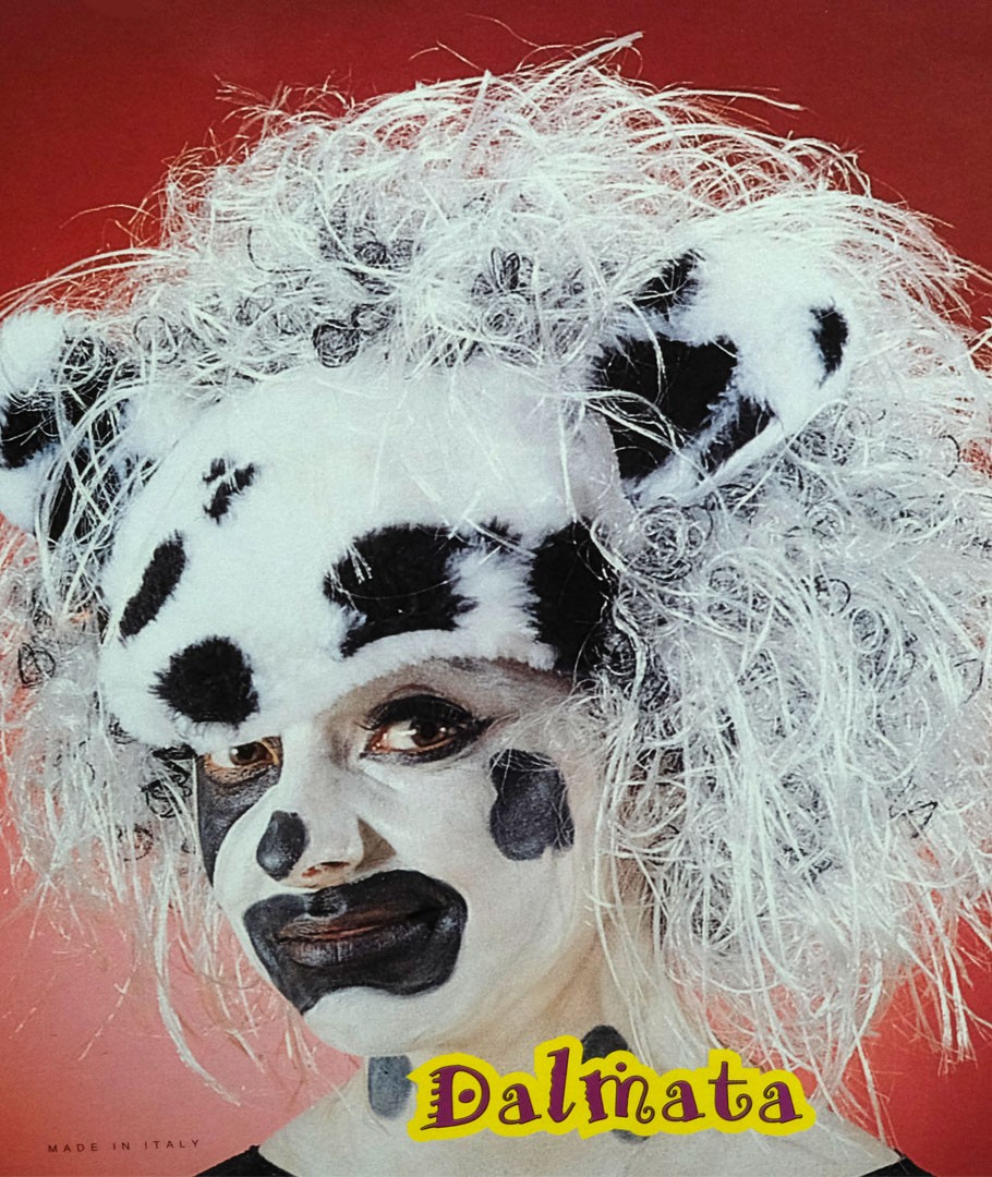 2853-Parrucca-Danmata Dalmatian wig - Image 1