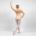 Tanztrikot mit Oberteil in Nude-Optik – Bild 2