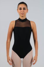 Dance leotard with pistagnina and Teresa mesh insert - Image 3