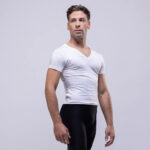 Herren-Tanz-T-Shirt mit V-Ausschnitt – Bild 2