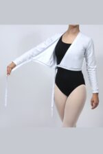Klassischer Langarm-Crossover-Tanzpullover – Bild 3