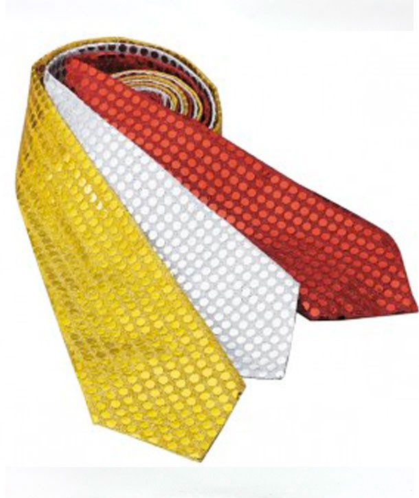 456-Cravatta-in-Paillettes Sequin tie - Image 1