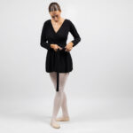 Abito Insegnante Danza a Manica Lunga con Cinta - immagine 2