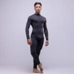 Langärmliger akademischer Tanzanzug mit Reißverschluss