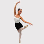 Gonnellino danza portafoglio asimmetrico Cigno