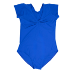 Body danza blu con arriccio fisso