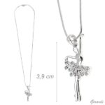 Collana  Ballerina Con Strass in Quinta