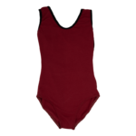 Tanztrikot mit Rückenausschnitt und Top-Effekt