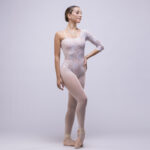 Body Danza monospalla in pizzo elasticizzato Ada - immagine 2