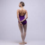 Body danza a bretelline con scollo particolare Ines - immagine 2