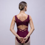 Body danza a canotta con scollo posteriore in microrete Serrone - immagine 2