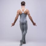 Robert Herren-Tanzstrumpfhose mit Hosenträgern und Fuß – Bild 2