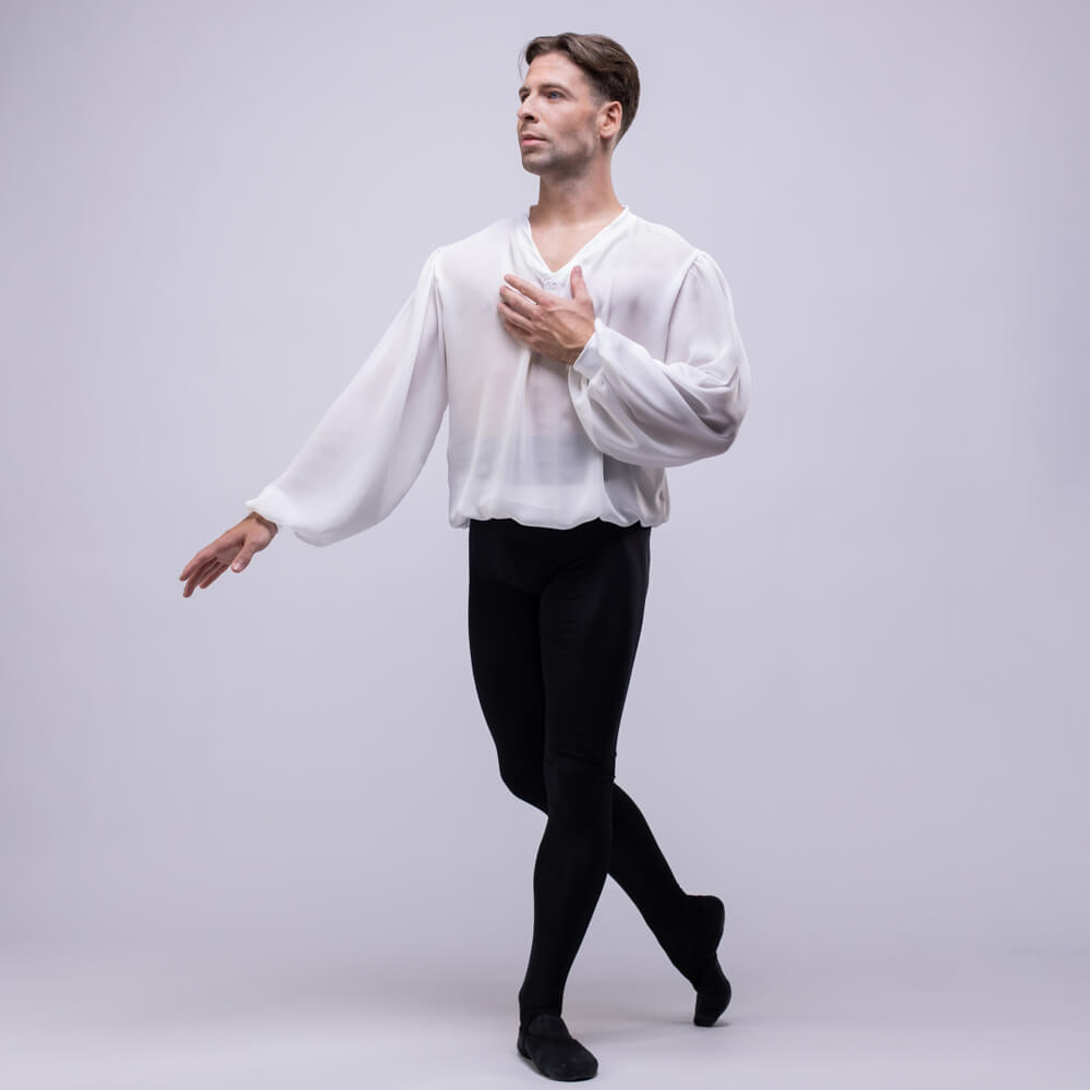 Herren-Tunika mit V-Ausschnitt und weiten Ärmeln Herren-Tunika mit V-Ausschnitt und weiten Ärmeln – Bild 1