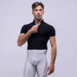 T-shirt Danza Uomo corta con zip Michael - immagine 2