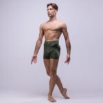 Alex Herren-Tanzshorts mit hoher Taille