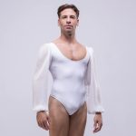 Body danza Uomo con maniche velate - immagine 3