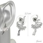 Rhinestone Ballerina Earrings