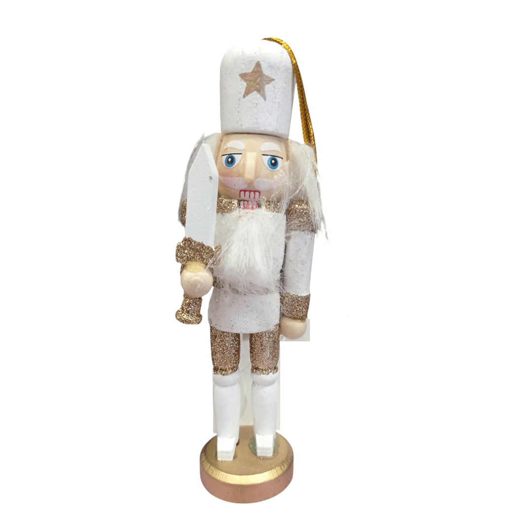 Pendente Ornamentale Schiaccianoci Soldato oro Pendente Ornamentale Schiaccianoci Soldato oro - immagine 1