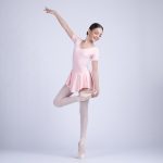 Body danza con gonnellino asimmetrico Tania