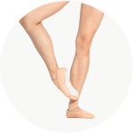 Mezze punte danza in pelle Dansez Vous - Ana - immagine 2