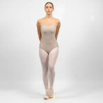 Paola Dance Bodysuit with straps and cutouts on the bodice