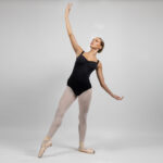 Body danza con arriccio e bretelle larghe Flavia