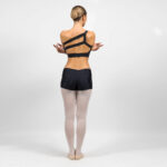 One-Shoulder-Crop-Top mit Crossover-Rücken – Bild 2