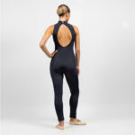 Tuta Accademica danza con pistagnina e scollo in microrete Terry - immagine 2