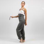 Tuta in pile grigio DL Dancewear - immagine 2