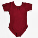 Body danza in cotone con fiocchetto