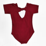 Body danza in cotone con fiocchetto - immagine 2